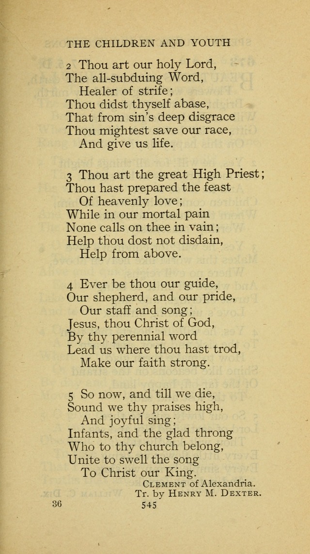The Methodist Hymnal (Text only edition) page 545