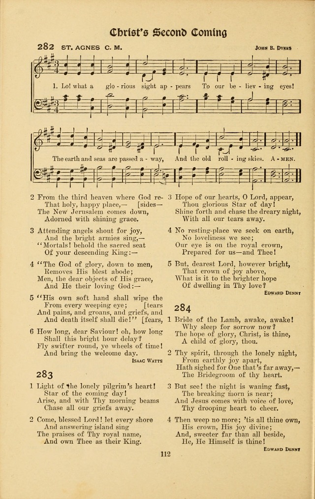 Montreat Hymns: psalms and gospel songs with responsive scripture readings page 112