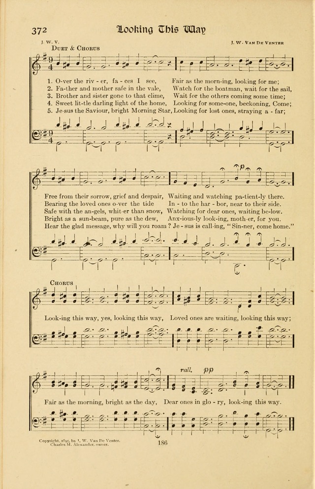 Montreat Hymns: psalms and gospel songs with responsive scripture readings page 186