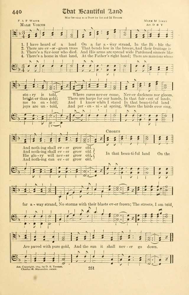 Montreat Hymns: psalms and gospel songs with responsive scripture readings page 251