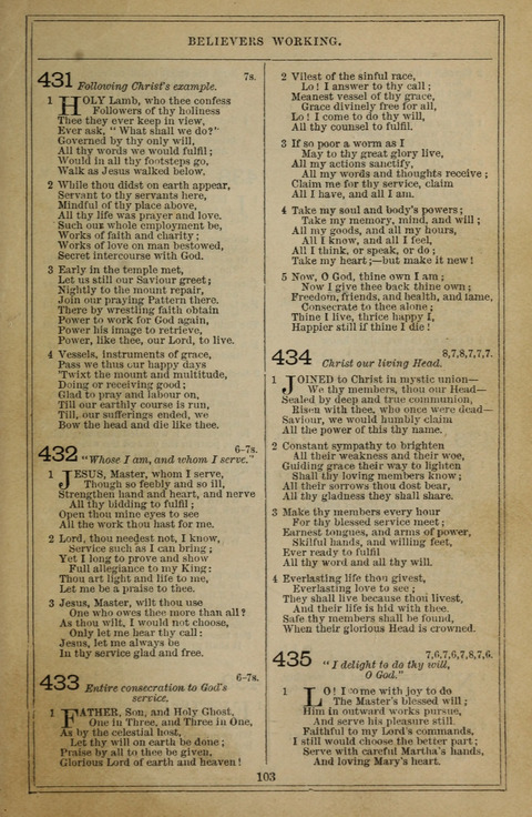 Methodist Hymn-Book page 103