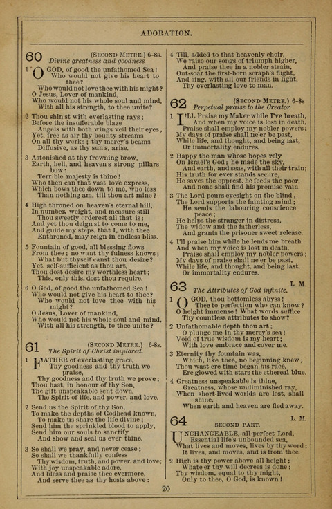 Methodist Hymn-Book page 20