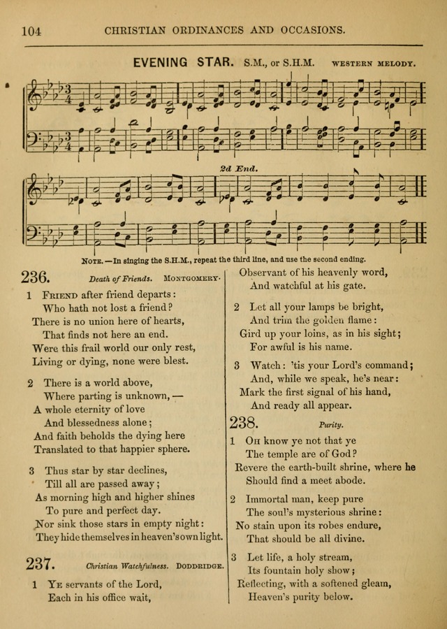 Melodies and Hymns for Divine Service in Appleton Chapel page 100