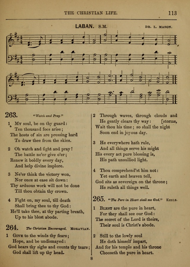 Melodies and Hymns for Divine Service in Appleton Chapel page 109