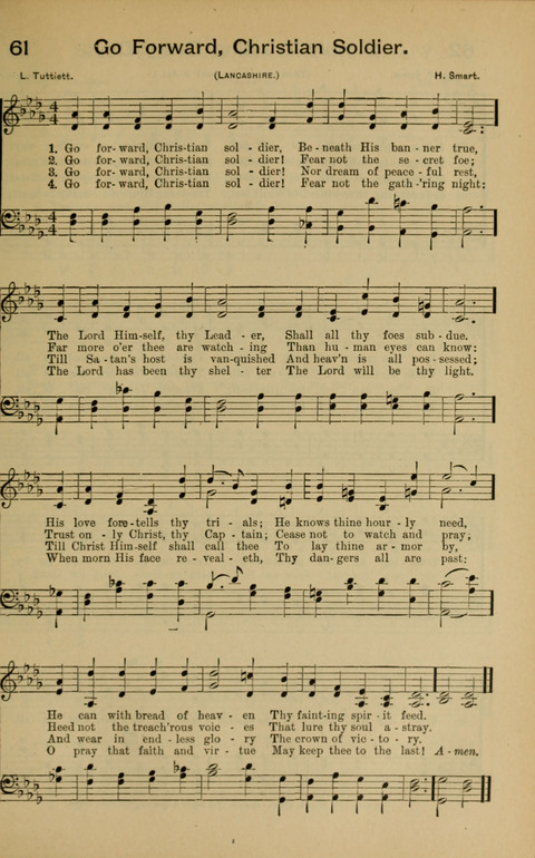 The Mission Hymnal. (Enlarged Edition) page 61