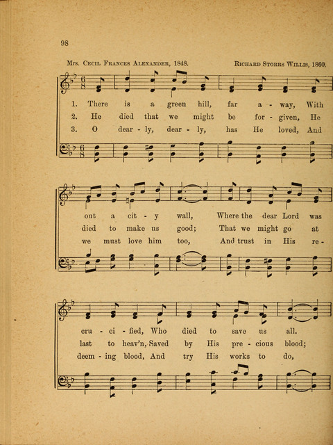 Missionary Hymnal: for the use of junior and juvenile missionary socieites page 98