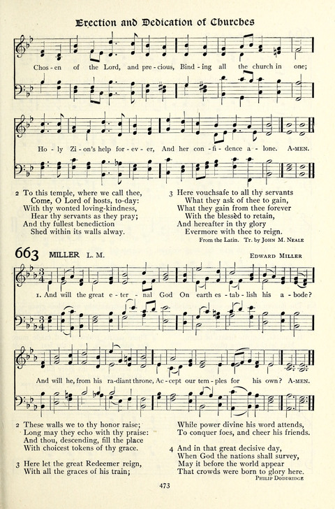 The Methodist Hymnal: Official hymnal of the methodist episcopal church and the methodist episcopal church, south page 473