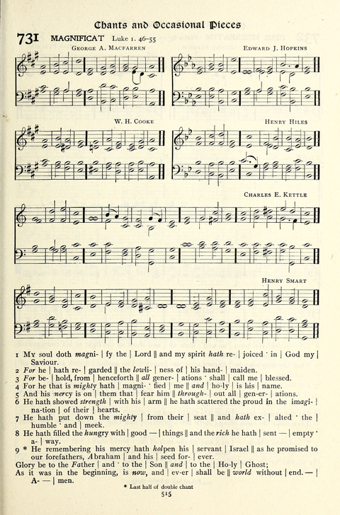 The Methodist Hymnal: Official hymnal of the methodist episcopal church and the methodist episcopal church, south page 515
