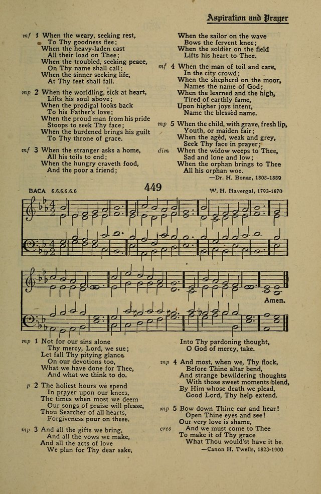 Methodist Hymn and Tune Book: official hymn book of the Methodist Church page 495