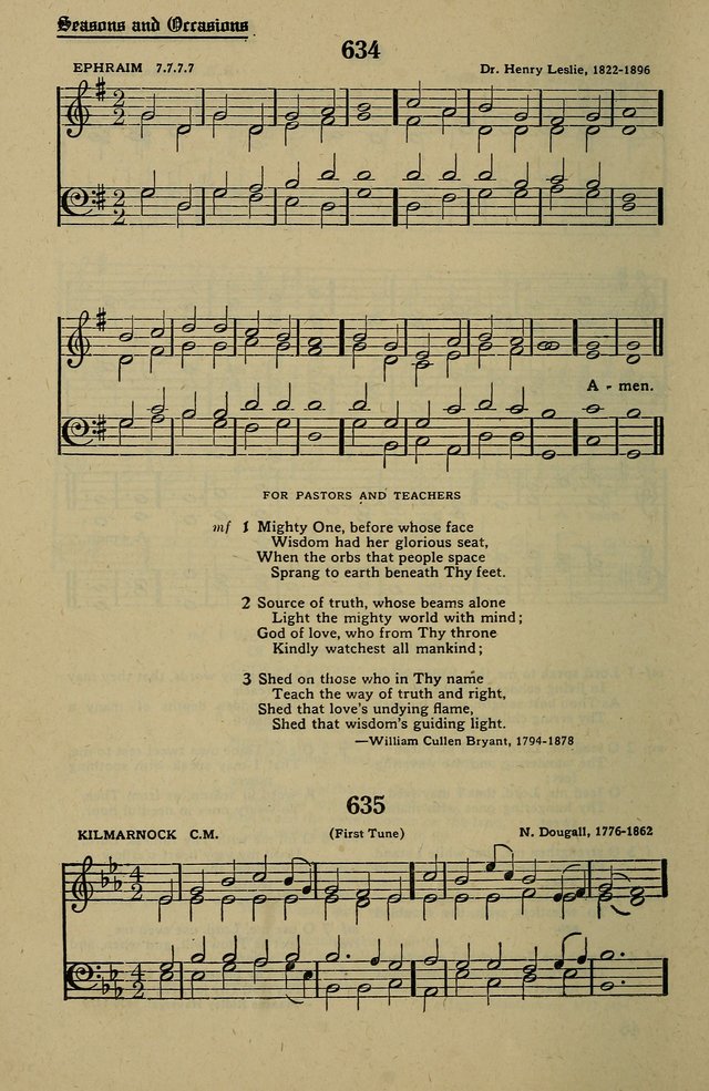 Methodist Hymn and Tune Book: official hymn book of the Methodist Church page 706