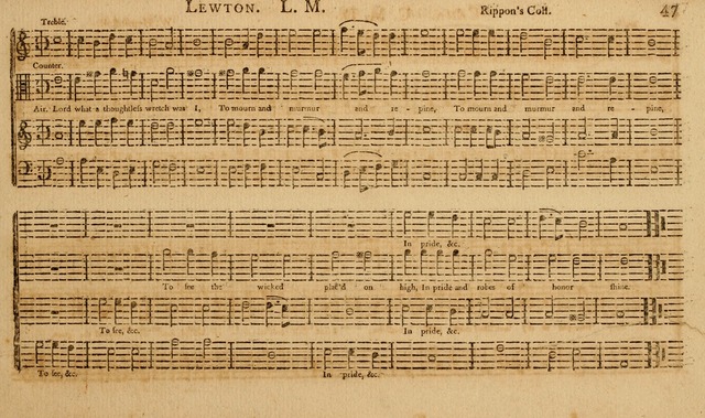 The Musical Olio: containing I. a concise introduction to the art of singing by note. II. a variety of psalms, tunes, hymns, and set pieces, selected principally from European authors... page 53