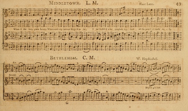 The Musical Olio: containing I. a concise introduction to the art of singing by note. II. a variety of psalms, tunes, hymns, and set pieces, selected principally from European authors... page 55