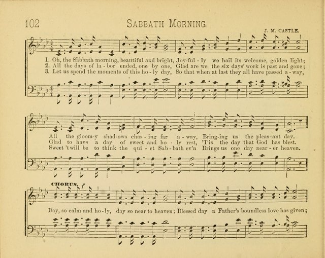 Minnetonka Songs: for Sabbath Schools, compiled especially for the Minnetonka Sabbath-School Assembly page 102