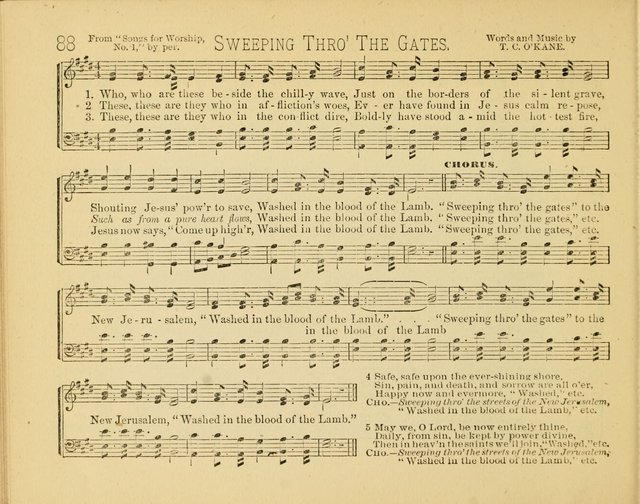 Minnetonka Songs: for Sabbath Schools, compiled especially for the Minnetonka Sabbath-School Assembly page 88