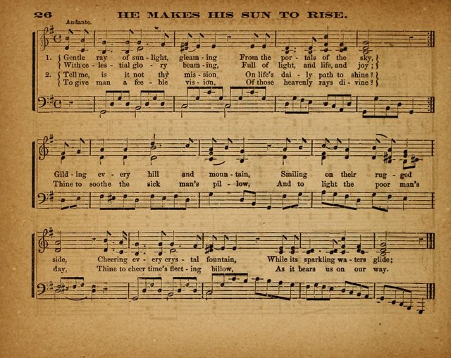 The Morning Stars Sang Together: a book of religious songs for Sunday schools and the home circle page 27