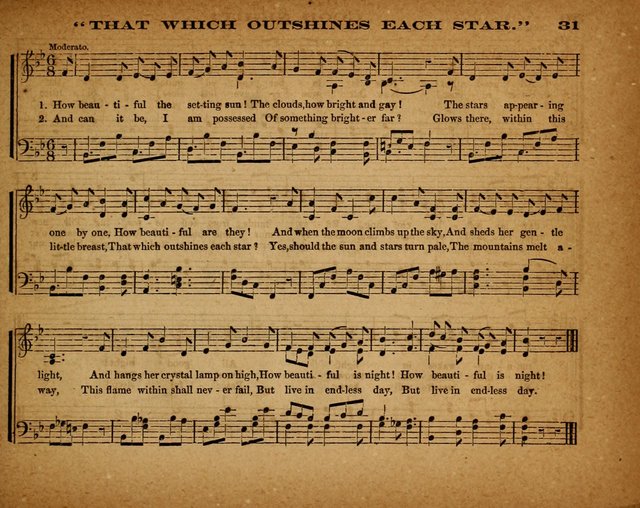 The Morning Stars Sang Together: a book of religious songs for Sunday schools and the home circle page 32