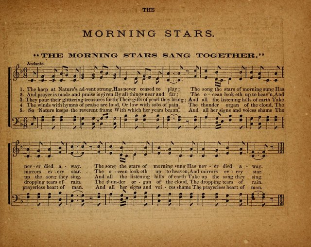 The Morning Stars Sang Together: a book of religious songs for Sunday schools and the home circle page 6