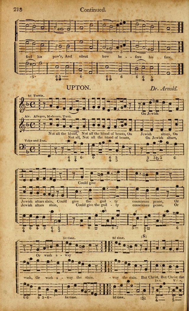 Musica Sacra: or, Springfield and Utica Collections United: consisting of Psalm and hymn tunes, anthems, and chants (2nd revised ed.) page 218