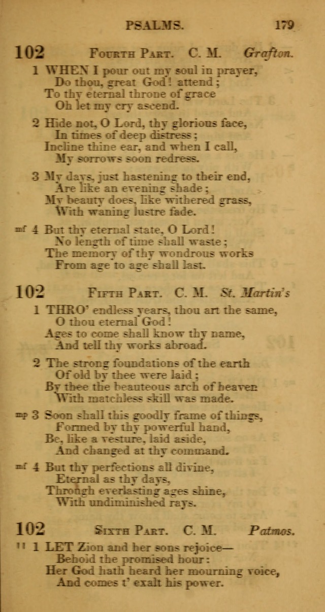 Manual of Christian Psalmody: a collection of psalms and hymns for public worship page 181