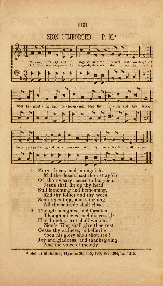 The Minstrel of Zion: a book of religious songs, accompanied with appropriate music, chiefly original page 163
