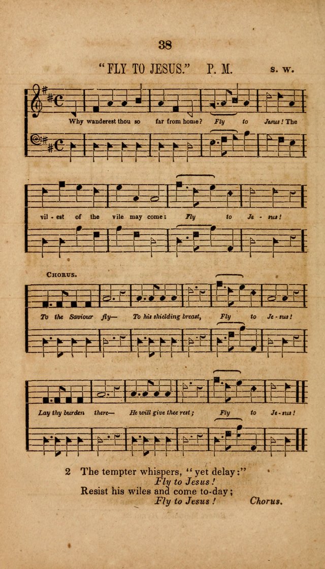 The Minstrel of Zion: a book of religious songs, accompanied with appropriate music, chiefly original page 38