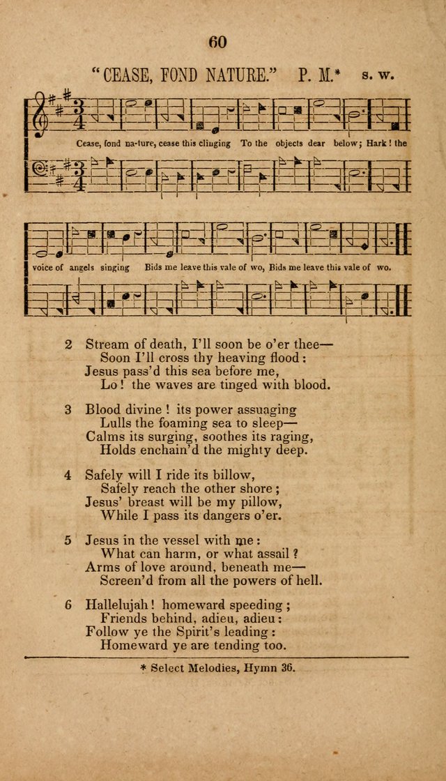 The Minstrel of Zion: a book of religious songs, accompanied with appropriate music, chiefly original page 60