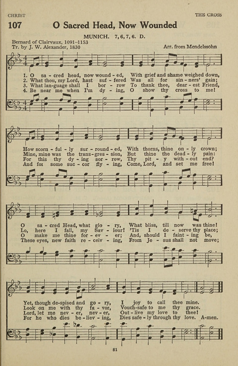 New Baptist Hymnal: containing standard and Gospel hymns and responsive readings page 81