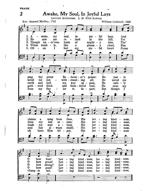 The New Christian Hymnal page 2