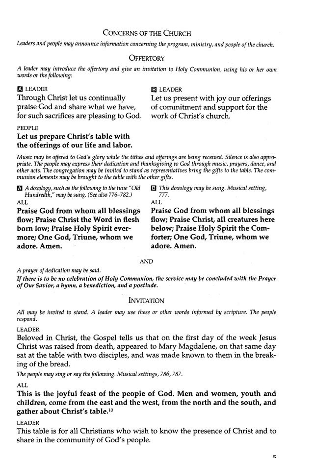 The New Century Hymnal page 18