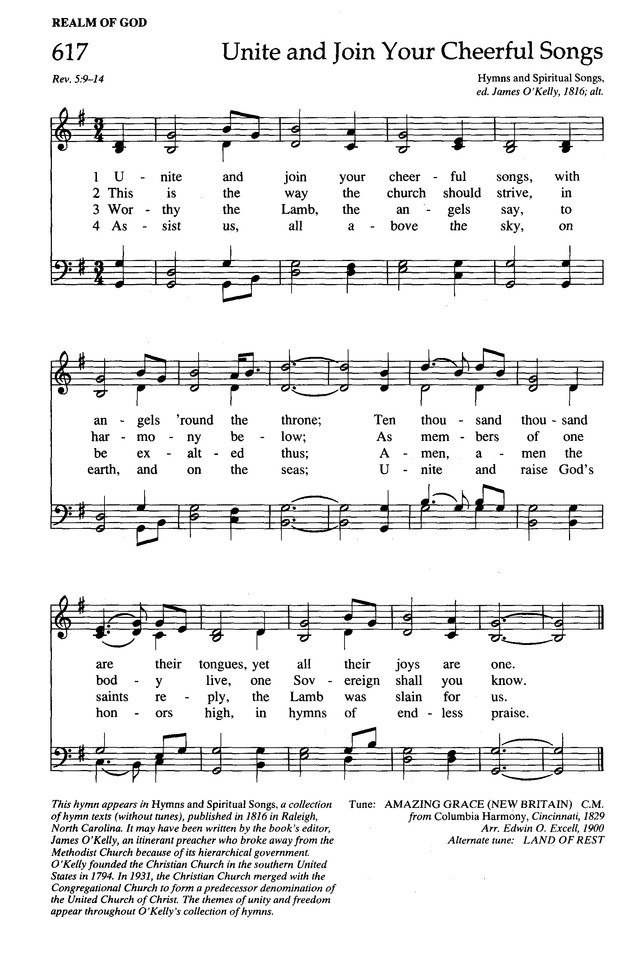 The New Century Hymnal page 725