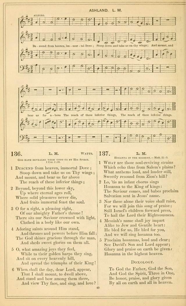 The New Congregational Hymn and Tune Book, for Public, Social and Private  Worship page 55