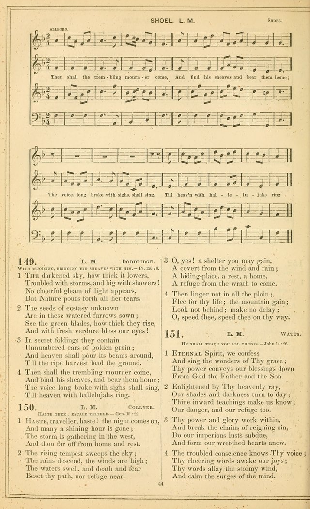 The New Congregational Hymn and Tune Book, for Public, Social and Private  Worship page 59
