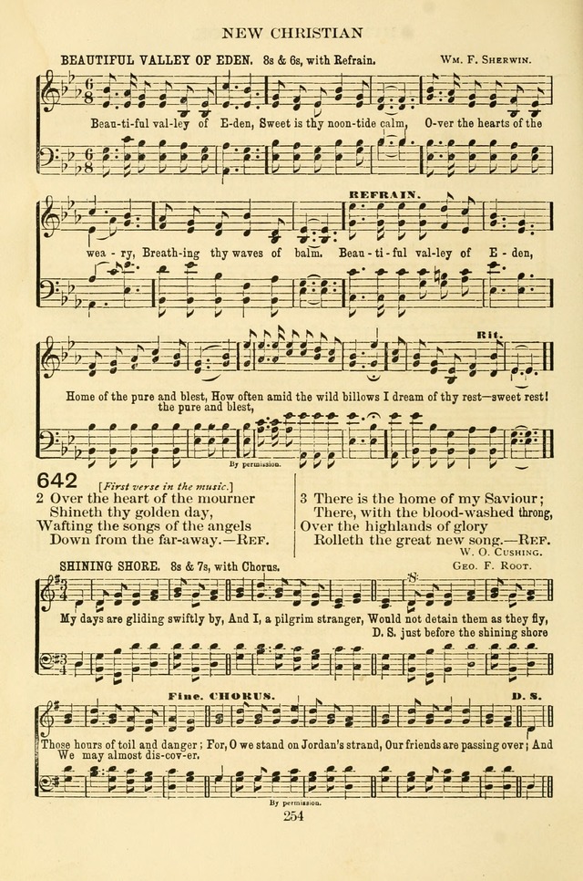 New Christian Hymn and Tune Book page 254
