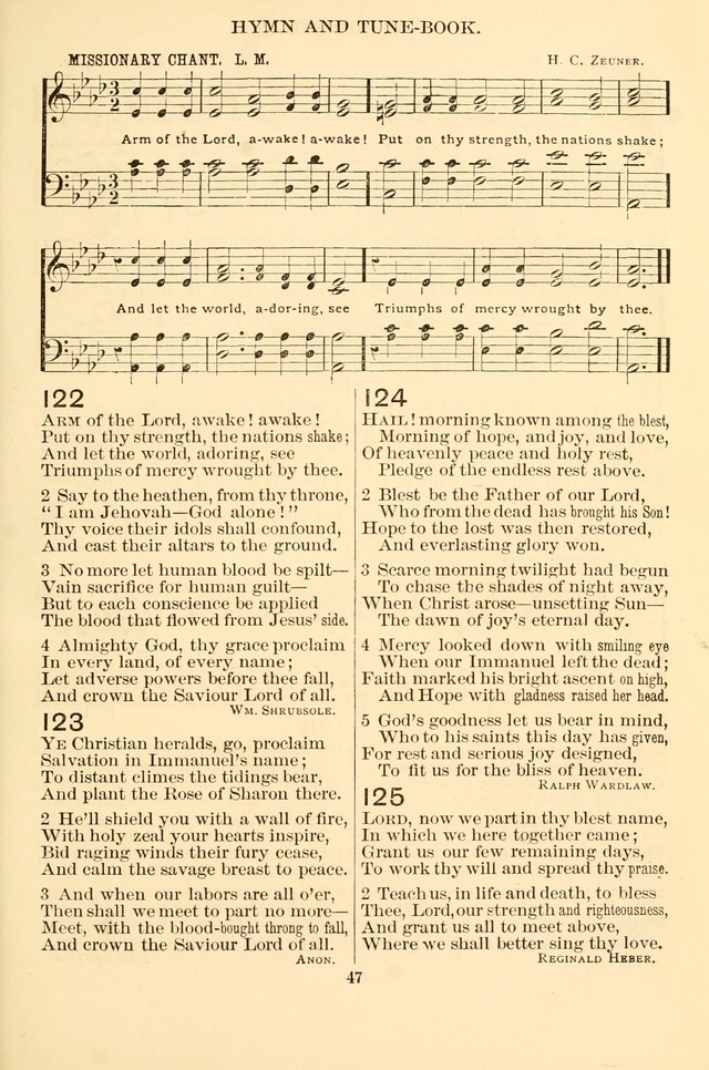 New Christian Hymn and Tune Book page 47