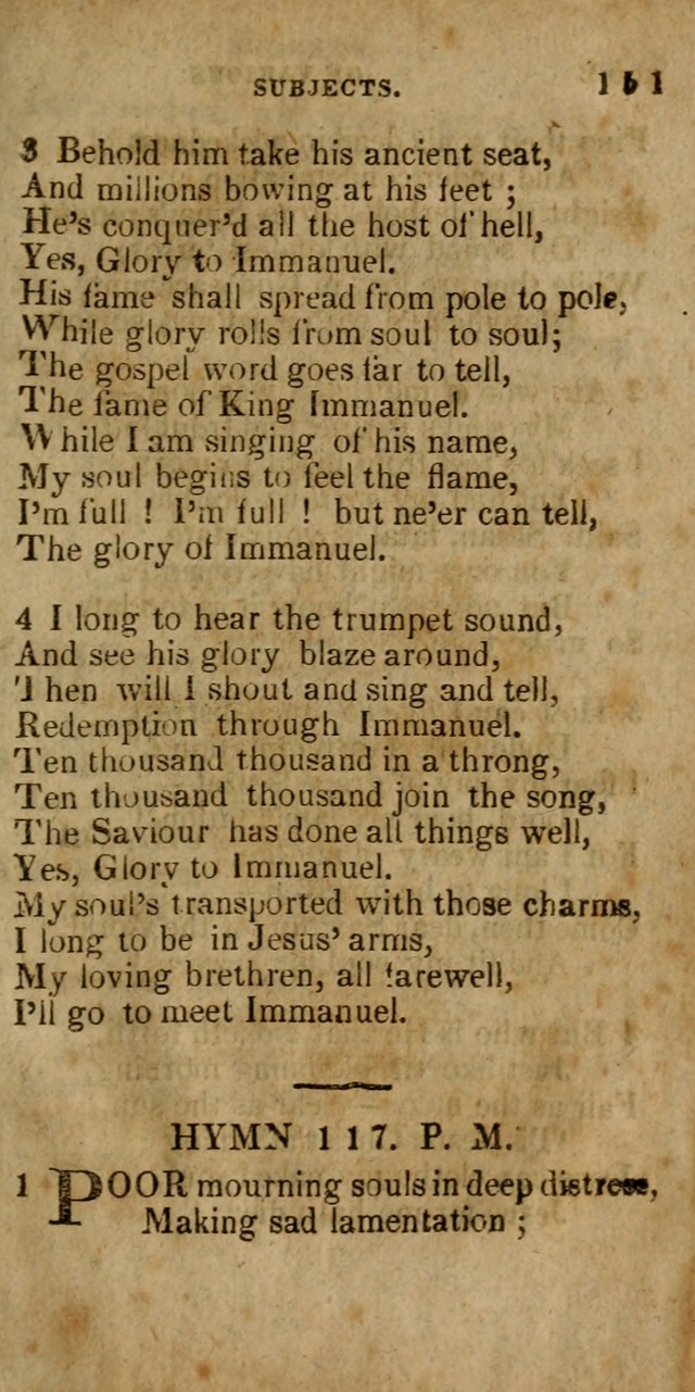 The New England Collection of Hymns and Spiritual Songs: adapted to prayer, conference and camp-meetings page 157