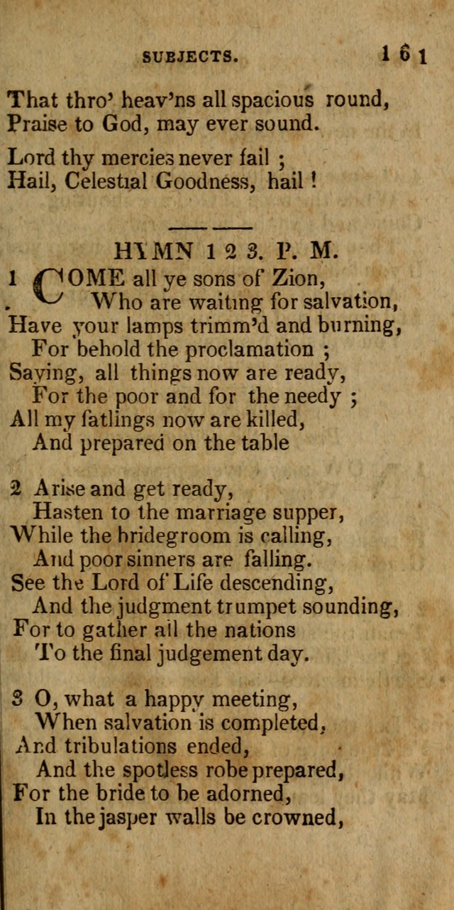 The New England Collection of Hymns and Spiritual Songs: adapted to prayer, conference and camp-meetings page 167
