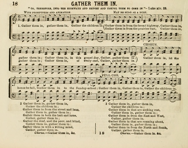 The New Golden Chain of Sabbath School Melodies: containing every piece (music and words) of the golden chain, with abot third additional page 18