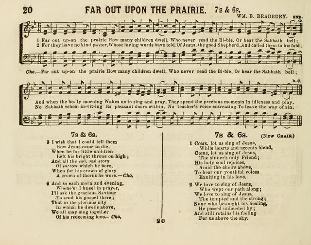 The New Golden Chain of Sabbath School Melodies: containing every piece (music and words) of the golden chain, with abot third additional page 20