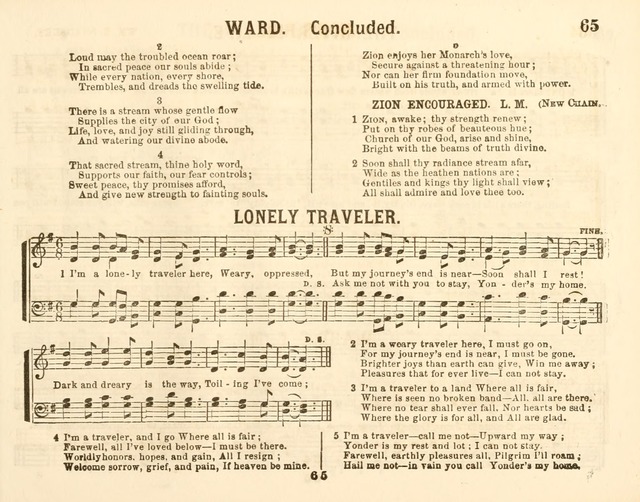 The New Golden Chain of Sabbath School Melodies: containing every piece (music and words) of the golden chain, with abot third additional page 65