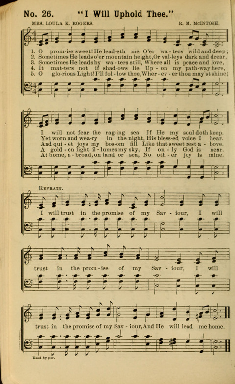 The New Gospel Song Book: A Rare Collection of Songs designed for Christian Work and Worship page 26