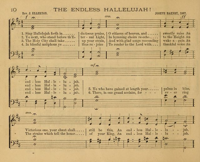 The New Hymnary: a collection of hymns and tunes for Sunday Schools page 12