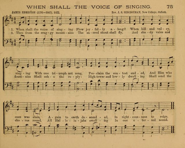 The New Hymnary: a collection of hymns and tunes for Sunday Schools page 77