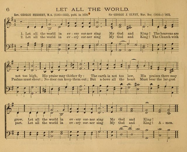 The New Hymnary: a collection of hymns and tunes for Sunday Schools page 8