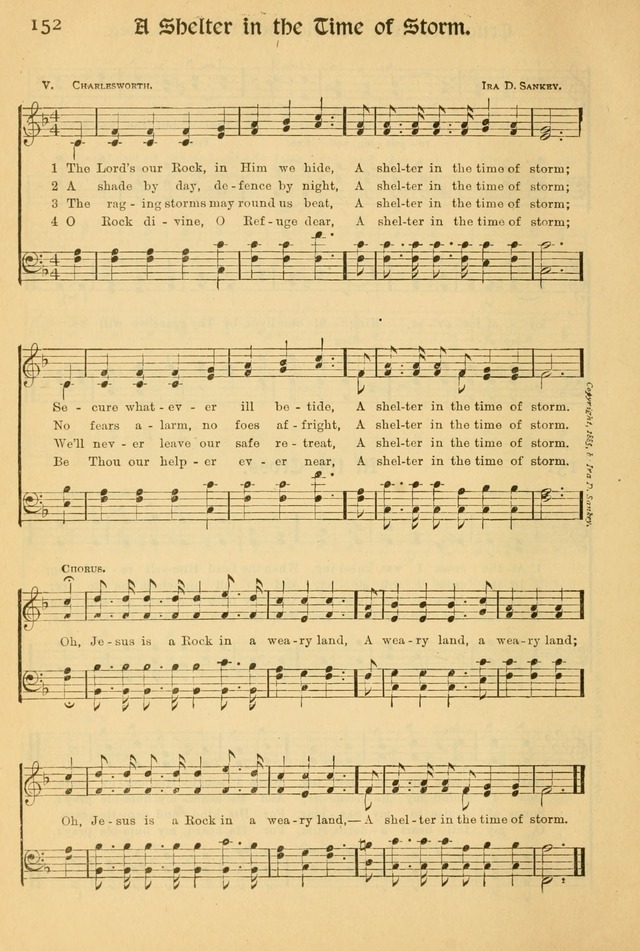 Northfield Hymnal: for use in evangelistic and church services, conventions, sunday schools, and all prayer and social meetings of the church and home page 154