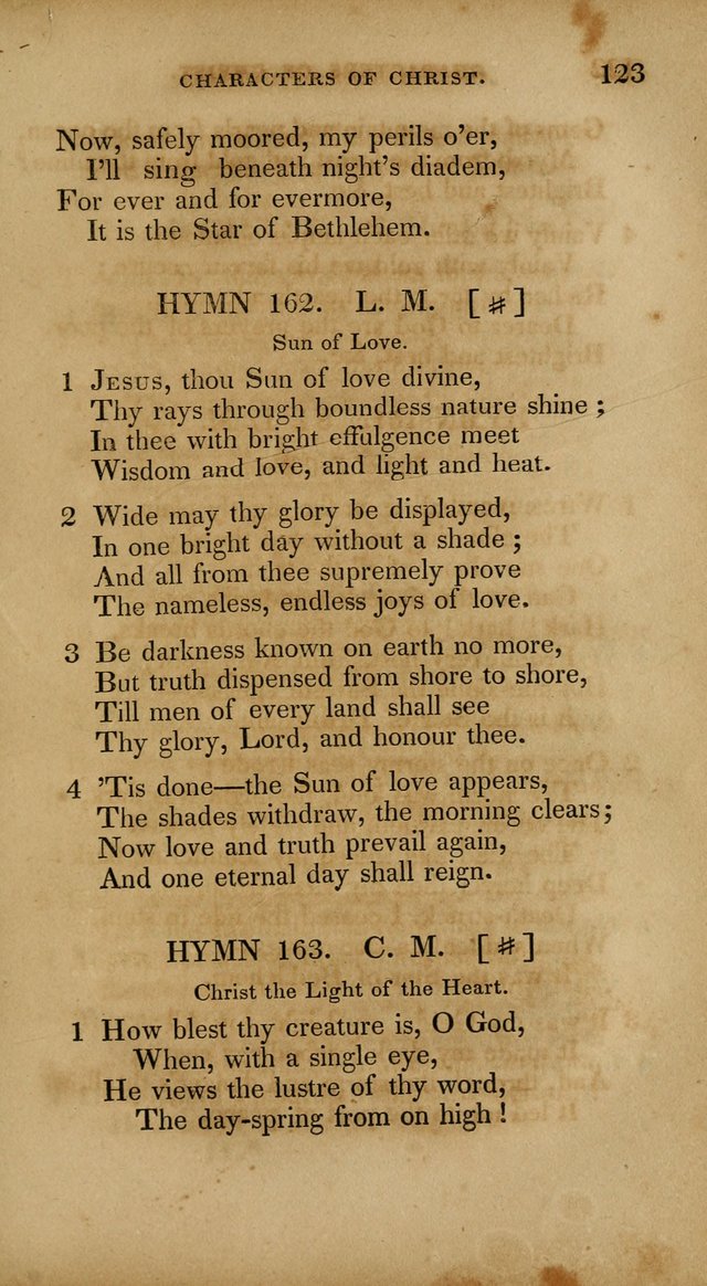 The New Hymn Book, Designed for Universalist Societies: compiled from approved authors, with variations and additions. Second Ed. page 134