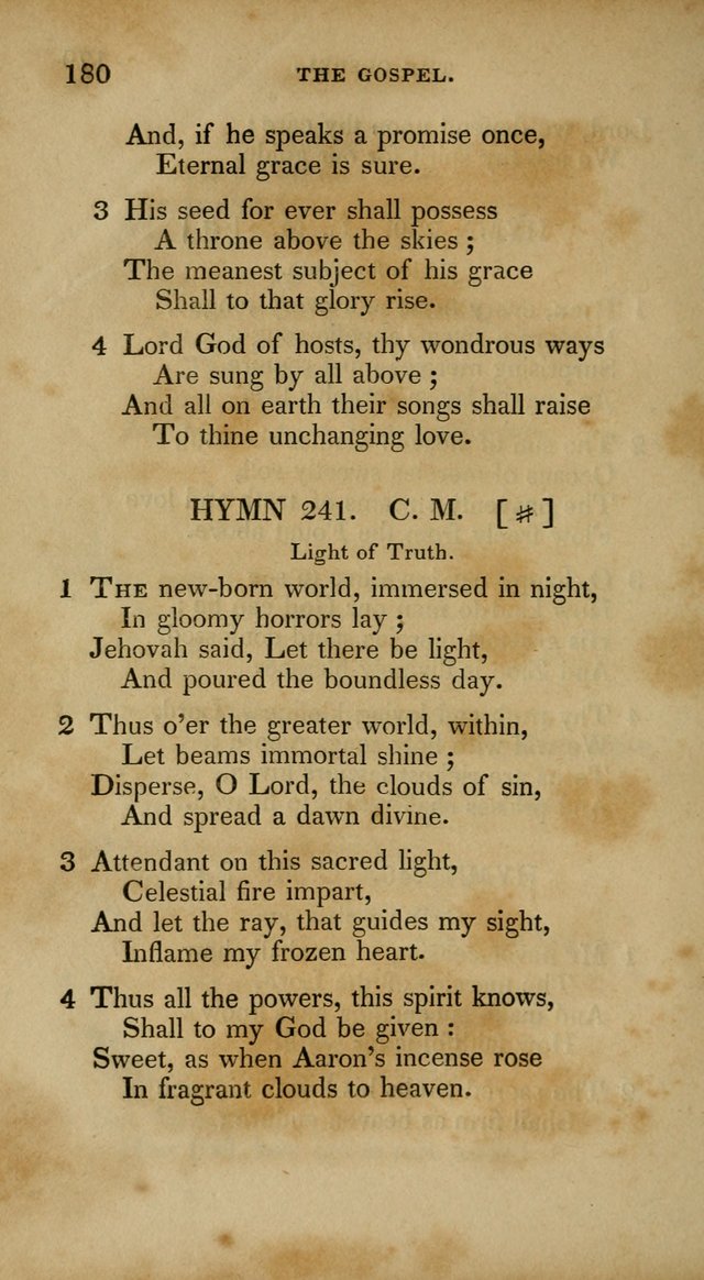 The New Hymn Book, Designed for Universalist Societies: compiled from approved authors, with variations and additions. Second Ed. page 191