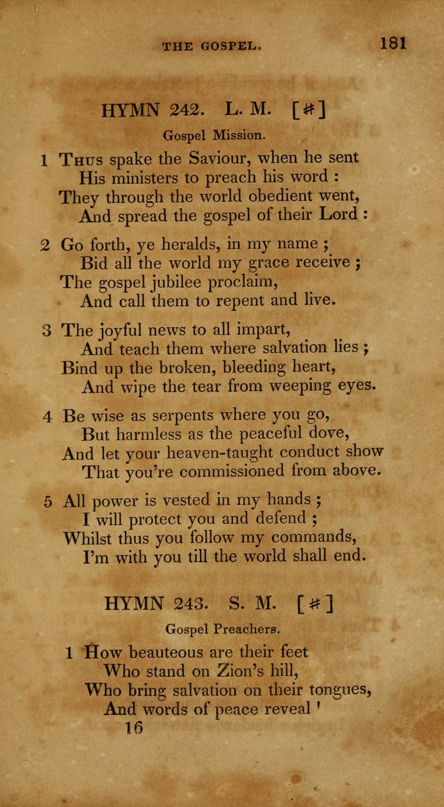 The New Hymn Book, Designed for Universalist Societies: compiled from approved authors, with variations and additions. Second Ed. page 192