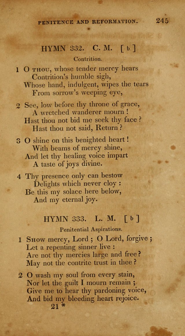 The New Hymn Book, Designed for Universalist Societies: compiled from approved authors, with variations and additions. Second Ed. page 256