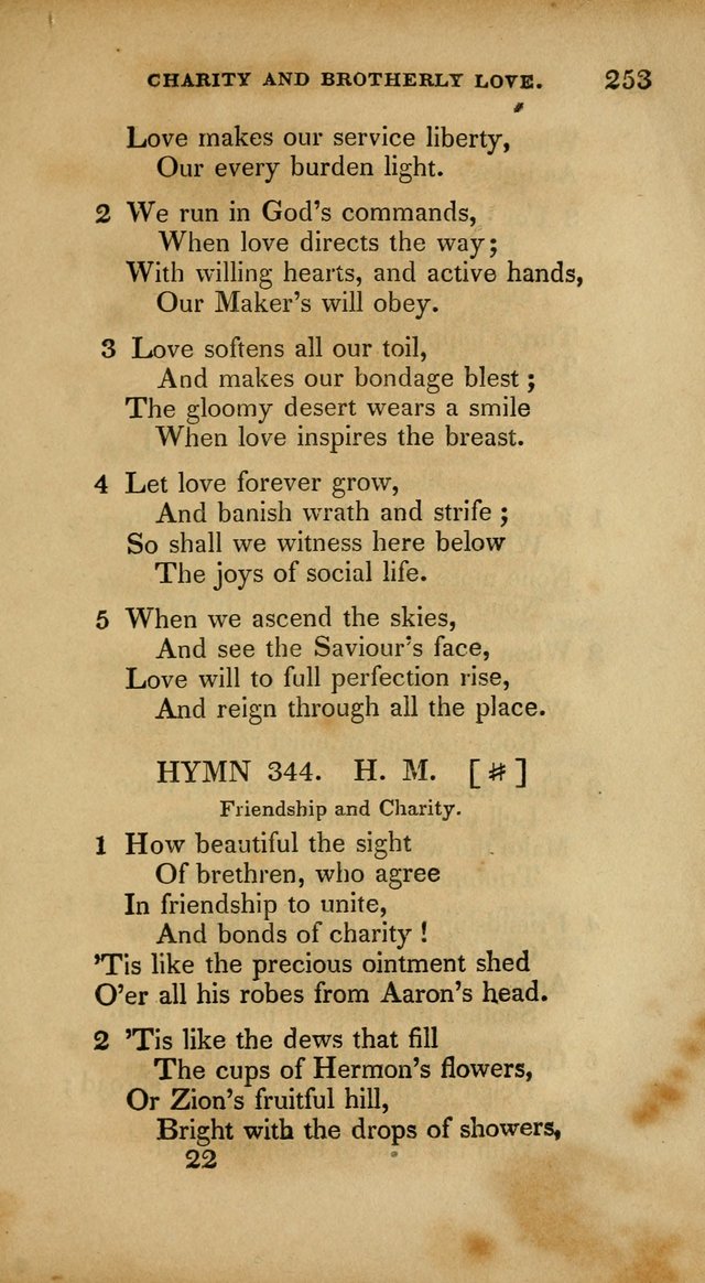 The New Hymn Book, Designed for Universalist Societies: compiled from approved authors, with variations and additions. Second Ed. page 264