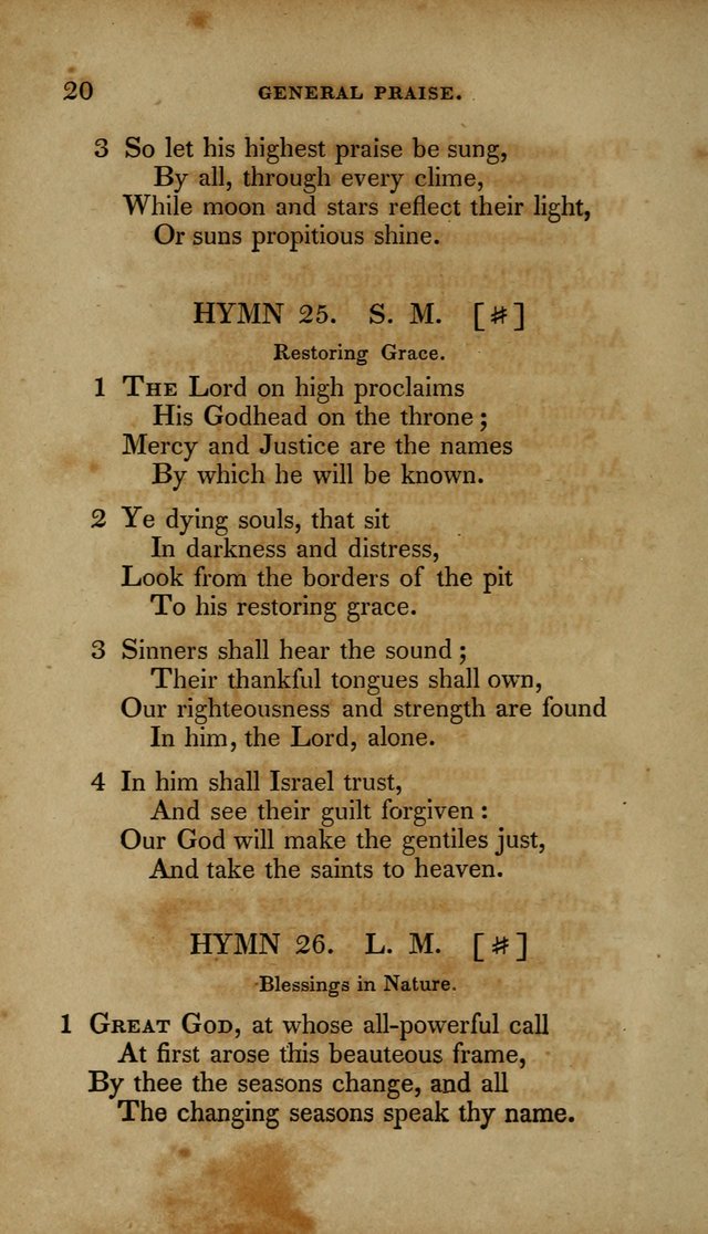 The New Hymn Book, Designed for Universalist Societies: compiled from approved authors, with variations and additions. Second Ed. page 31